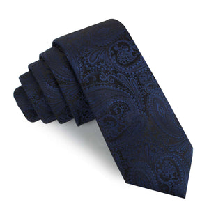Kings Sapphires Navy Blue Skinny Tie