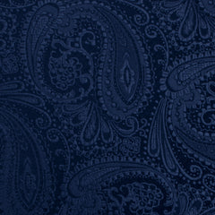 Kings Sapphires Navy Blue Skinny Tie Fabric