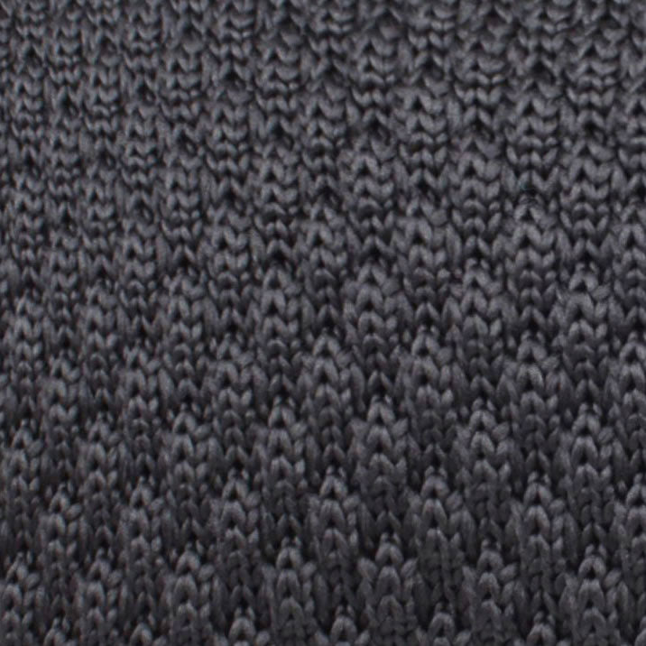 Kingston Grey Knitted Tie Fabric