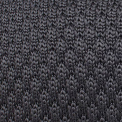 Kingston Grey Knitted Tie Fabric