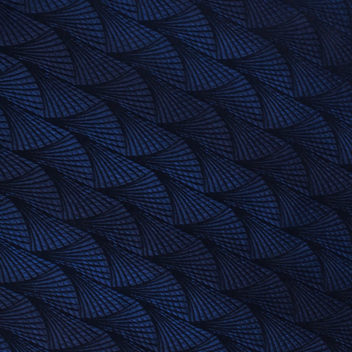 Kiso Valley Navy Blue Pocket Square Fabric