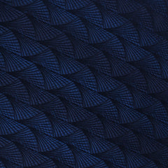 Kiso Valley Navy Blue Skinny Tie Fabric