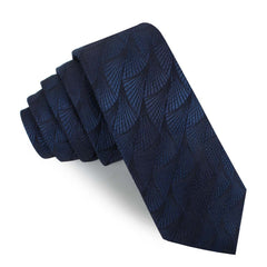 Kiso Valley Navy Blue Skinny Tie
