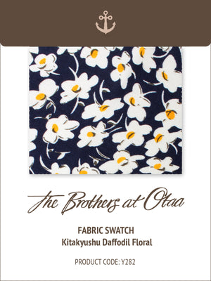 Fabric Swatch (Y282) - Kitakyushu Daffodil Floral