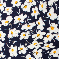 Kitakyushu Daffodil Floral Bow Tie Fabric