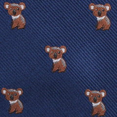 Koala Bear Fabric Kids Diamond Bow Tie