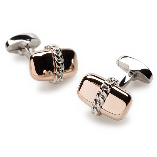 Kowloon Rose Gold Cufflinks