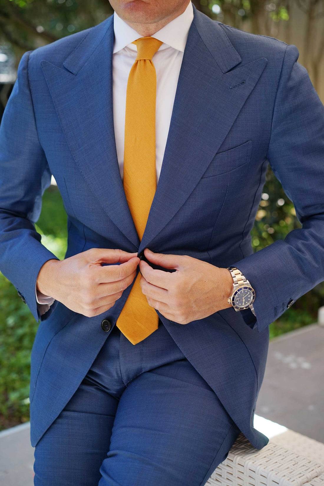 Mustard Yellow Slub Linen Skinny Tie | Men's Skinny Ties, Slim Ties, Thin Ties | Yellow Skinny Ties | Best Skinny Ties For Men By OTAA Mustard Yellow Slub Linen Skinny Tie | Men's Skinny Ties, Slim Ties, Thin Ties | Yellow Skinny Ties | Best Skinny Ties For Men By OTAA