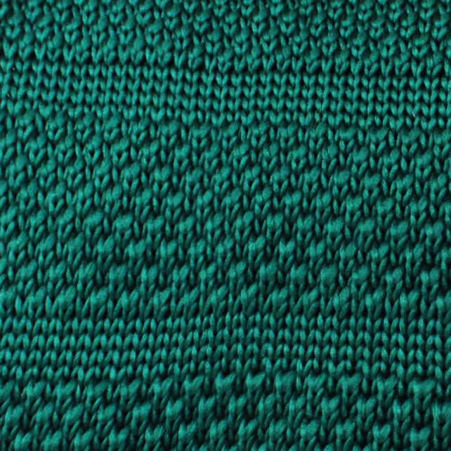 La Paz Green Knitted Tie Fabric