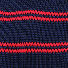La Phoenix Striped Knitted Tie Fabric