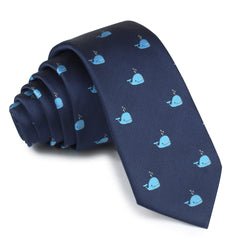 Laboon Blue Whale Skinny Tie