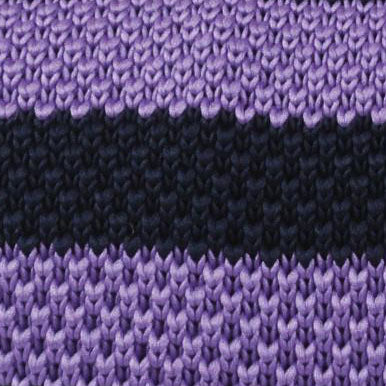 Larry Purple Knitted Tie Fabric