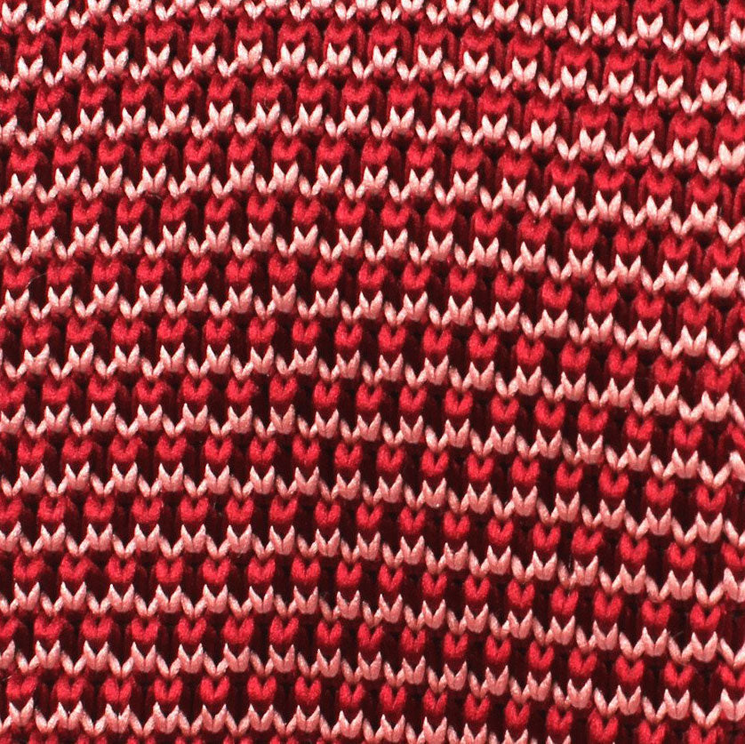 Latvia Maroon Knitted Tie Fabric