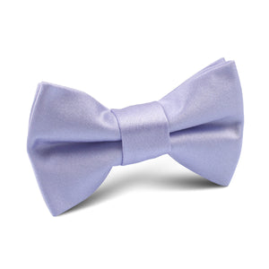 Lavender Purple Satin Kids Bow Tie