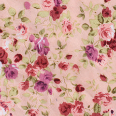 Les Élysées Floral Pocket Square Fabric