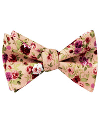 Les Élysées Floral Self Tie Bow Tie