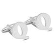 Letter Q Silver Cufflink