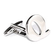 Letter Q Silver Cufflinks Middle OTAA