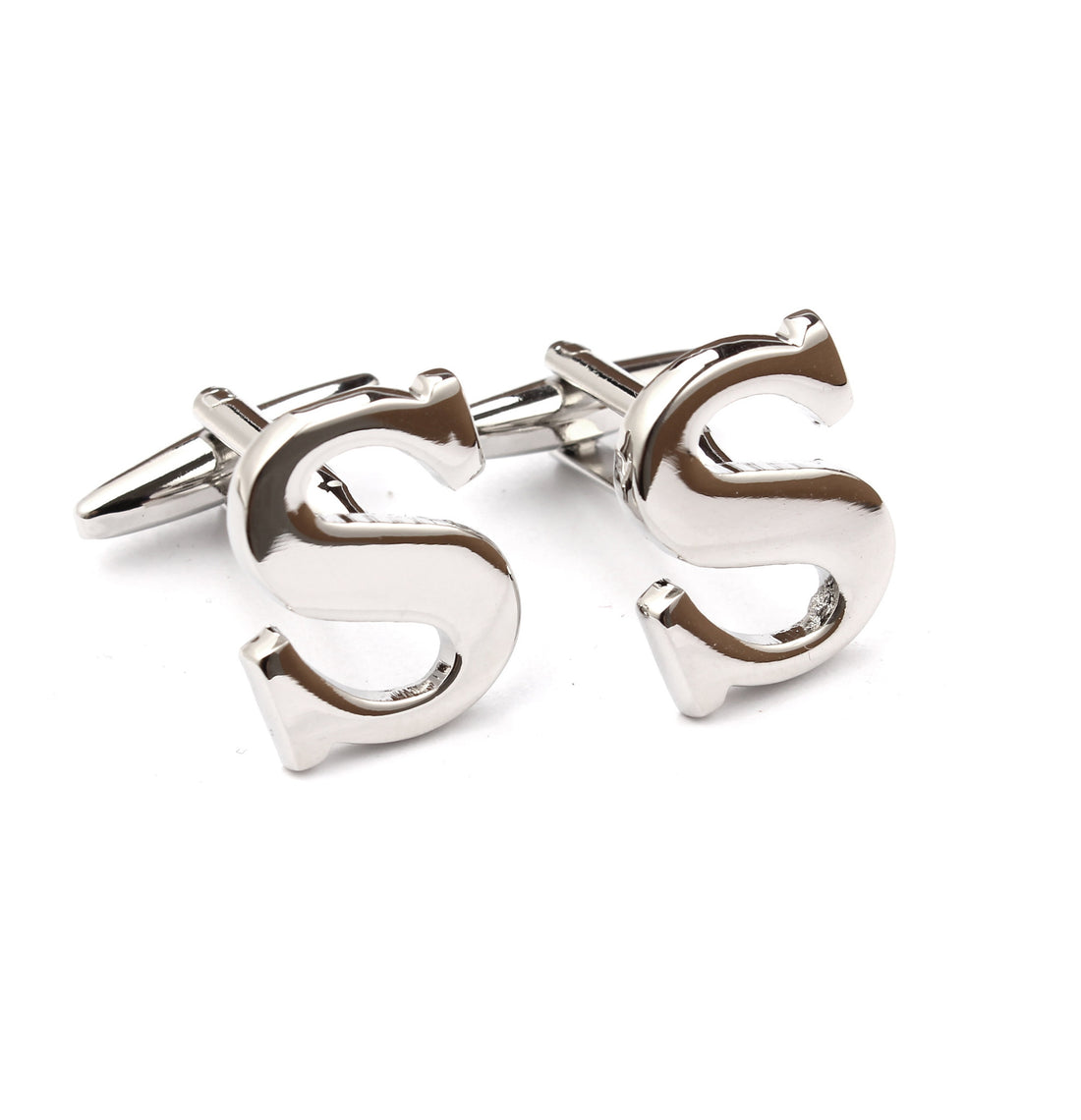 Letter S Cufflink Double Front OTAA