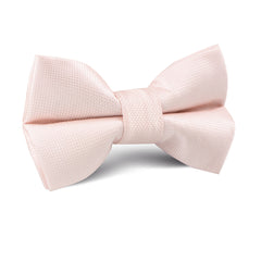 Liege Blush Pink Diamond Kids Bow Tie