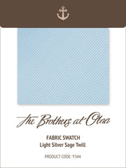 Light Silver Sage Twill Y344 Fabric Swatch