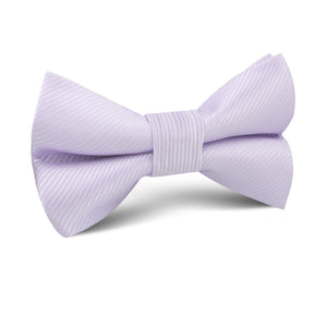Light Lavender Twill Kids Bow Tie