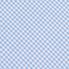 Light Blue Gingham Cotton Fabric Pocket Square C023