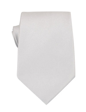 Light Grey Satin Necktie