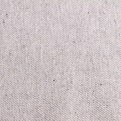 Light Grey Twill Stripe Linen Fabric Necktie L185
