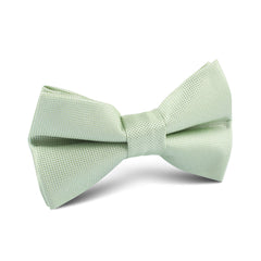 Light Mint Pistachio Green Kids Bow Tie