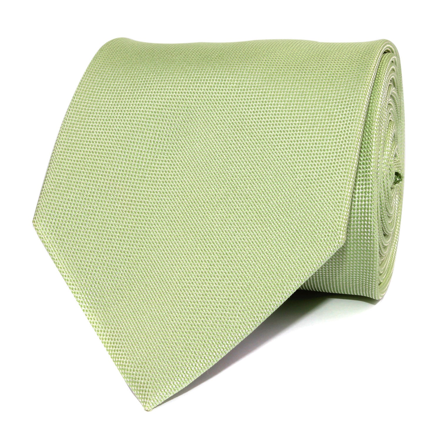 Light Mint Pistachio Green Necktie Front