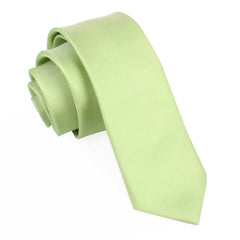 Light Mint Pistachio Green Skinny Tie