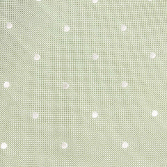 Light Mint Pistachio Green with White Polka Dots Fabric Self Tie Diamond Tip Bow TieX239