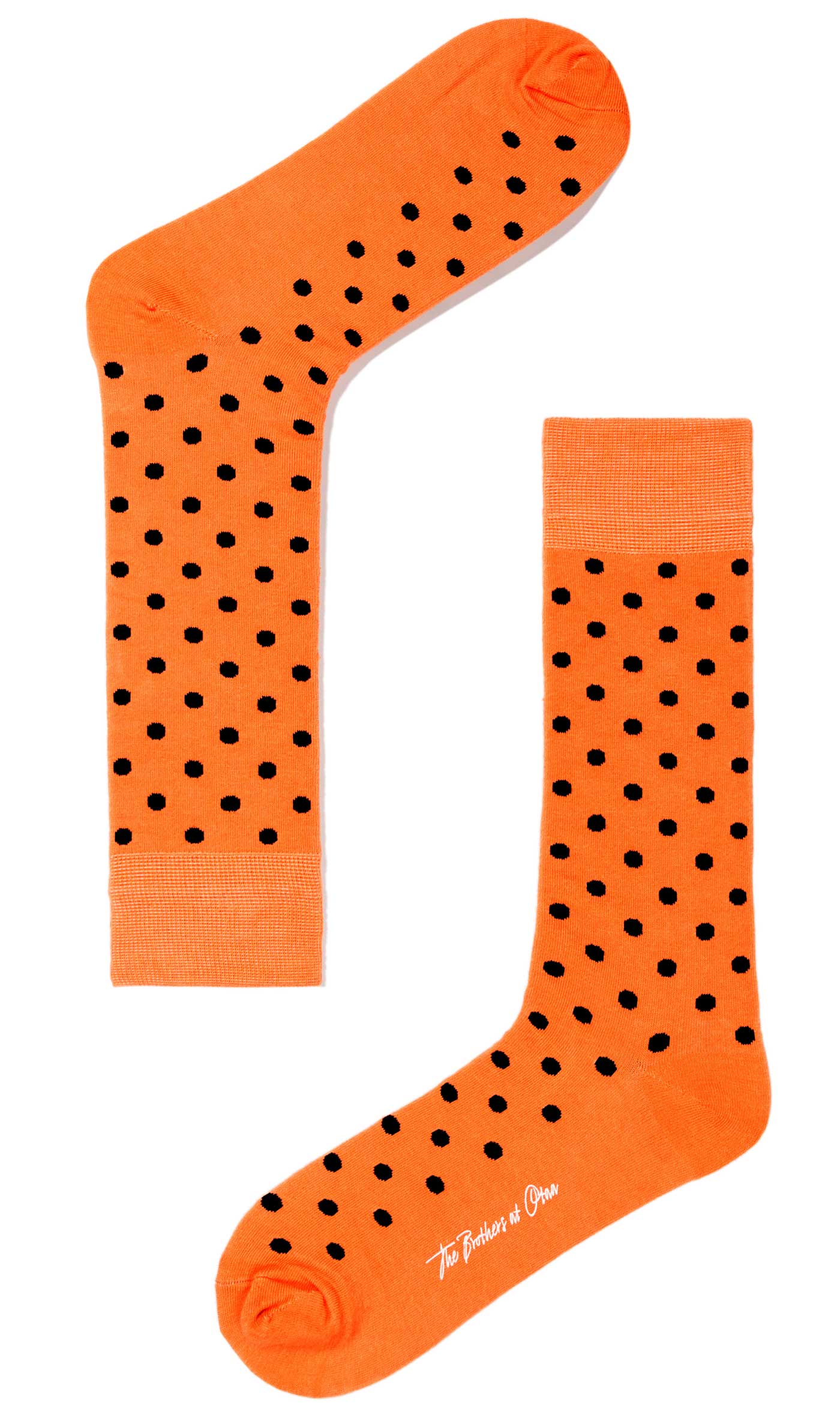 Light Orange Dot Socks