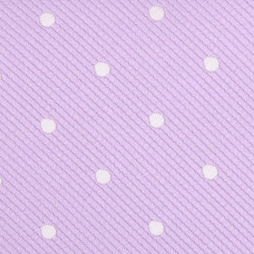 Light Purple with White Polka Dots Pocket Square