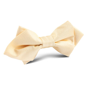 Light Yellow Diamond Bow Tie