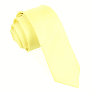 Light Yellow Skinny Tie