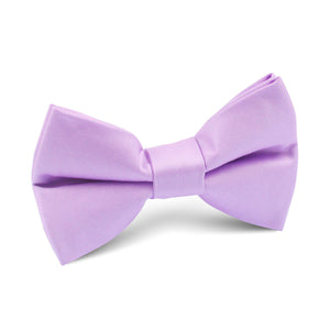 Lilac Purple Cotton Kids Bow Tie