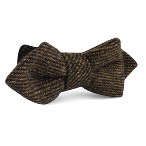 Lincoln Wool Diamond Bow Tie