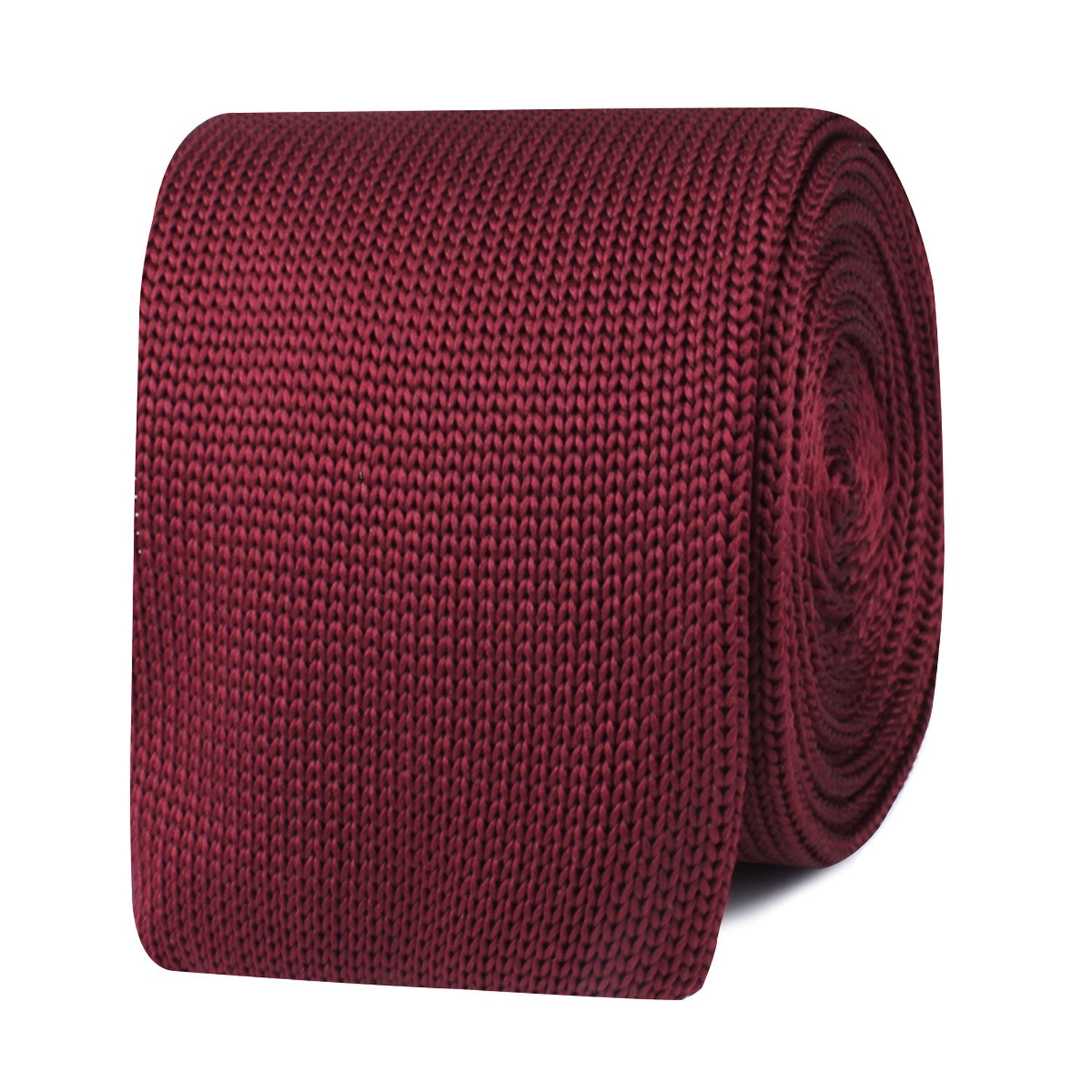 Ludic Burgundy Knitted Tie