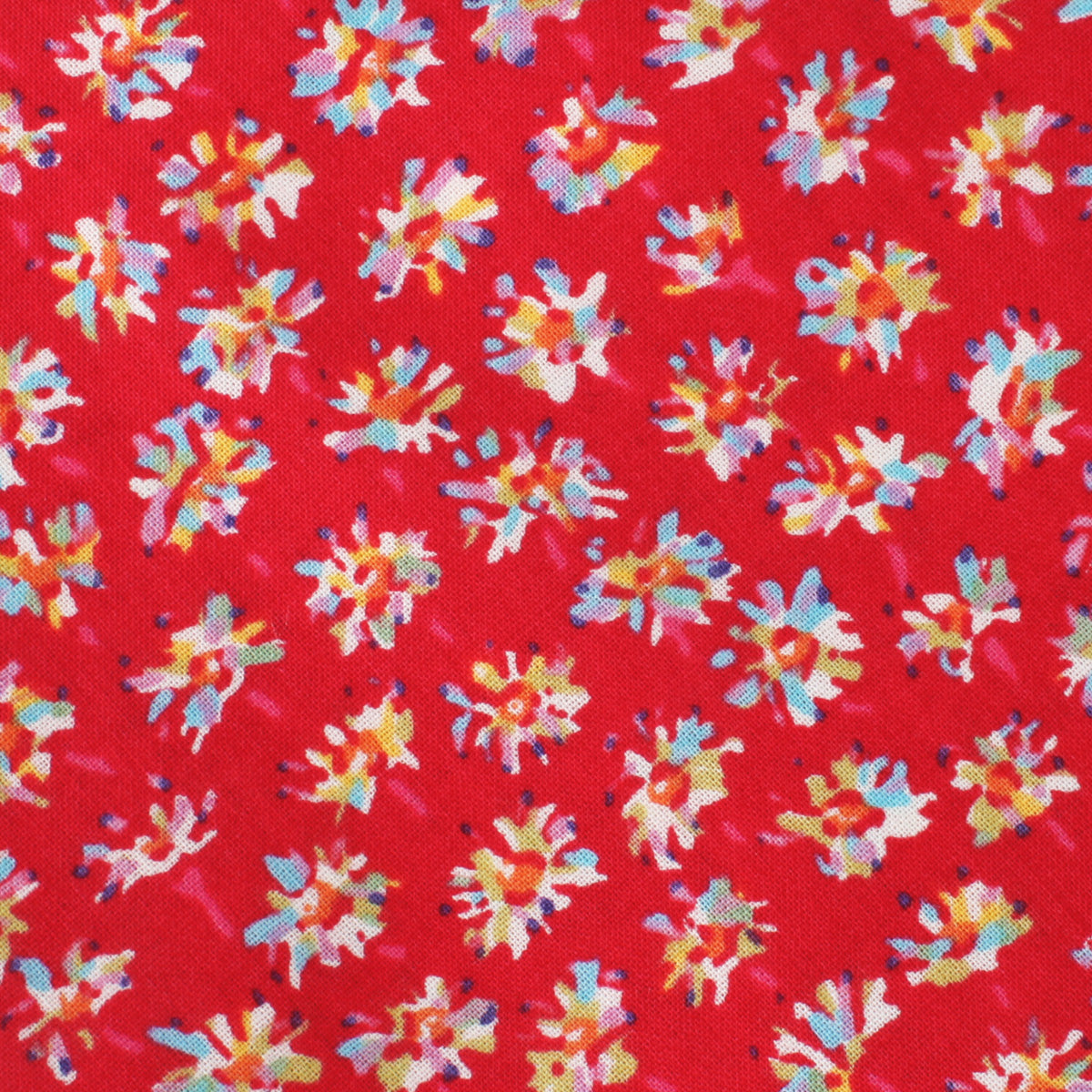 Luis Potosí Pink Floral Pocket Square Fabric