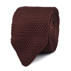 Macchiato Brown Knitted Tie