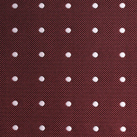 Mahogany Maroon with White Polka Dots Pocket Square