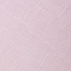 Maldivian Blush Pink Linen Skinny Tie Fabric