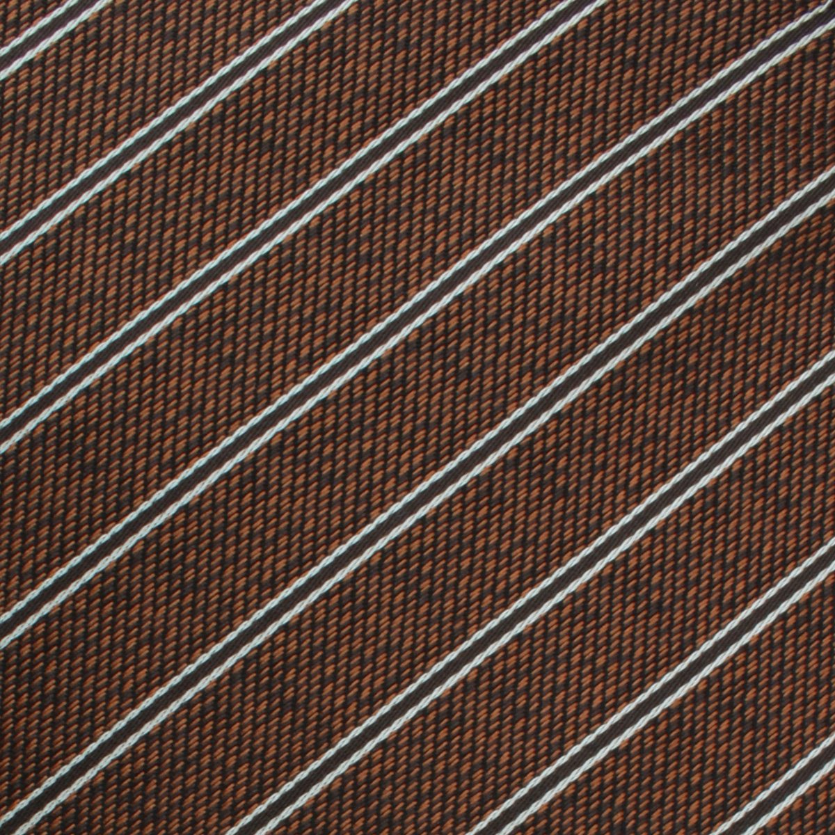 Manhattan Brown Bronze Striped Bow Tie Fabric