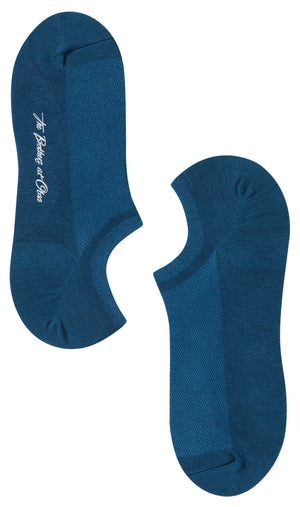 Marine Blue Low-Cut Socks