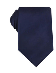Marine Midnight Blue Twill Necktie