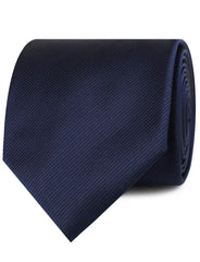 Marine Midnight Blue Twill Neckties