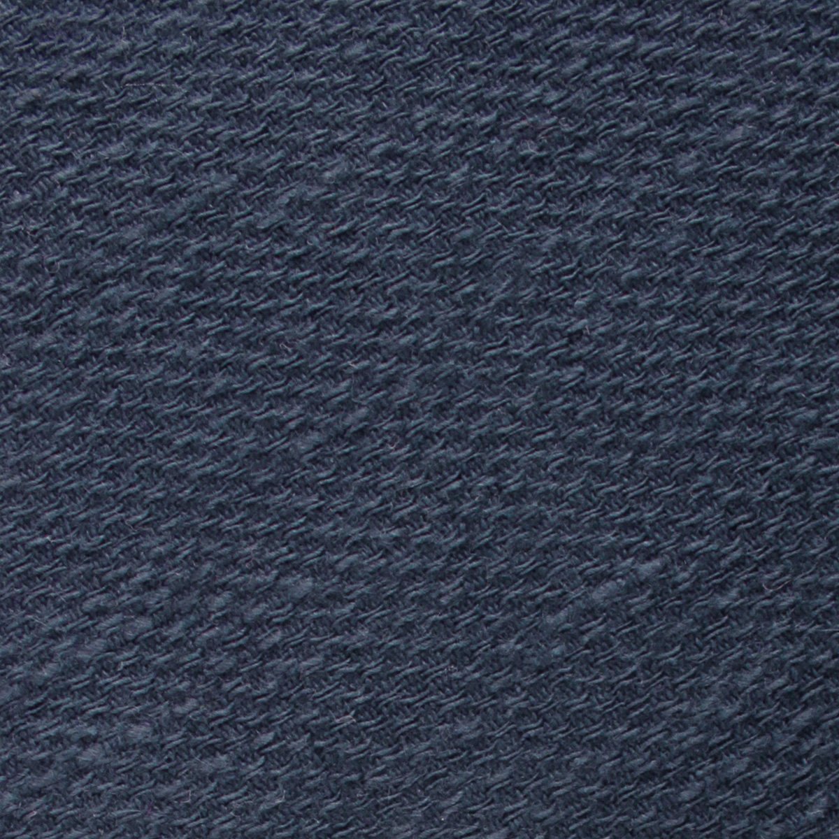 Marine Navy Blue Linen Skinny Tie Fabric