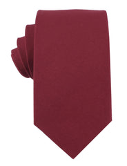 Maroon Cotton Necktie